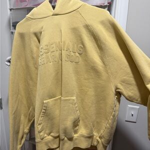 Essentials Light Yellow Hoodie